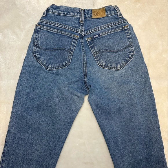 Vintage Lee Denim High Waist Mom Jeans USA Size 5 - Picture 4 of 14